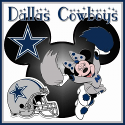 Minnie Mouse representing the Cowboys!!! | Clothing Ideas ...