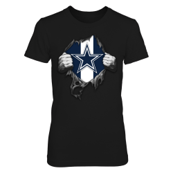 Dallas Cowboys - Super Logo Reveal T-Shirt, Dallas Cowboys - Super ...