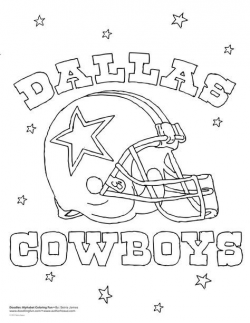 Dallas Cowboys coloring page | Baby Jase's Dallas Cowboys ...
