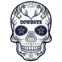 Applied Icon NFL Dallas Cowboys Outdoor Skull Graphic- Large ...