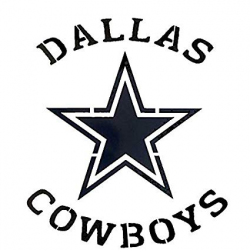 Amazon.com: Dallas Cowboys Logo Stencil Reusable Mancave ...