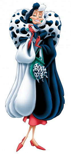 Cruella de Vil 101 Dalmatians Transparent PNG Clip Art Image ...
