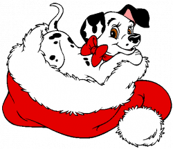 Non-Copyrighted Drawings | ... 101 Dalmatians Christmas Clip ...