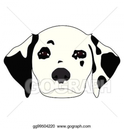 EPS Vector - Dog face icon. Stock Clipart Illustration ...