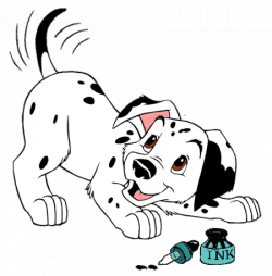 Clipart resolution 450*458 - playful puppy clipart Dalmatian ...