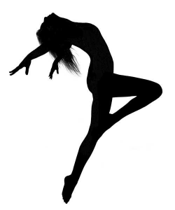 dancer silhouette | Ink | Dance silhouette, Silhouette art ...