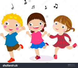 Dancing Clipart Kid Dance – Pencil And In Color Dancing ...