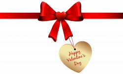 valentine ribbon png happy valentines day bow png clipart image ...