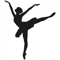 Ballet Dancer Silhouette Drawing - arabesques png download ...
