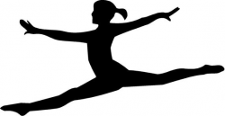 Gymnastics Silhouette Splits | Free download best Gymnastics ...