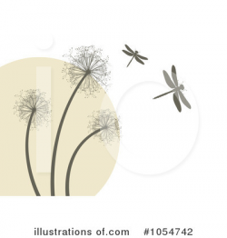 Dandelion Clipart #1054742 - Illustration by vectorace