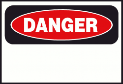 Danger Sign Clip Art free image