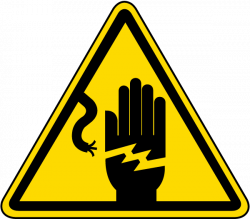 Electrical Shock Warning Label J6533 - by SafetySign.com