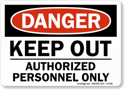 Keep Out Danger PNG Clipart | PNG Mart
