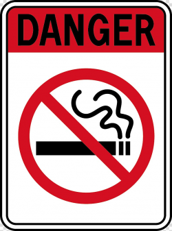 T-shirt Smoking ban Smoking cessation, No smoking icon ...