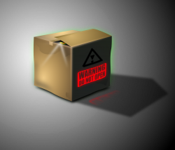 Clipart - Dangerous Box