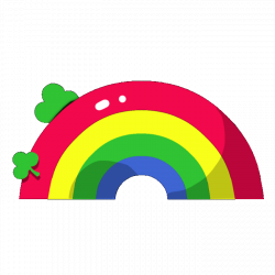 Rainbow and clovers | Find, Make & Share Gfycat GIFs