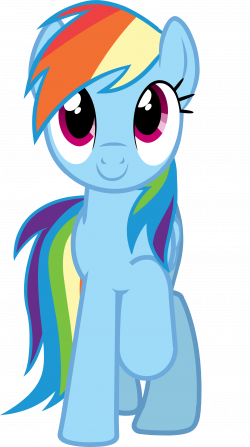 Rainbow Dash Vector - Smile Parade with the Mane 6 from 
