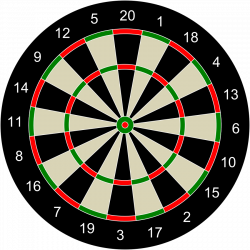 28+ Collection of Dart Board Clipart Free | High quality, free ...