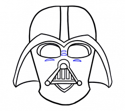 28+ Collection of Darth Vader Face Drawing | High quality, free ...