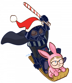 Santa Vader and Ralphie by kevinbolk on DeviantArt