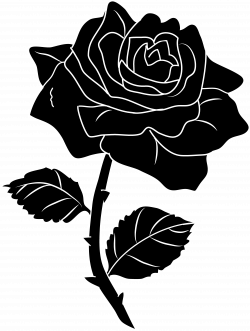 Rose black and white clipart collection | random ish | Pinterest ...