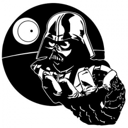 Amazon.com: Darth Vader With Death Star Wall Art Star Wars ...