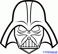 How to Draw Darth Vader Easy, Step by Step, Star Wars ...