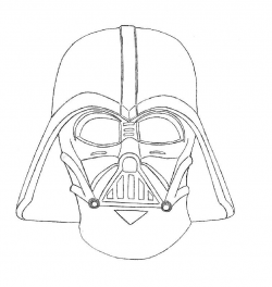 Darth Vader Line Drawing at PaintingValley.com | Explore ...