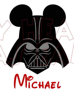 Darth Vader Clipart mickey ear 4 - 570 X 721 Free Clip Art ...