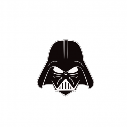 Darth Vader Head 2 layers.svg - Box | Darth vader images ...