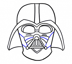 Darth Vader Helmet Drawing at GetDrawings.com | Free for personal ...