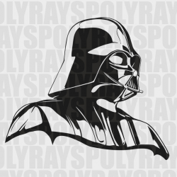 Darth Vader SVG, Star Wars Stencil, Instant Download, EPS, PNG, pdf, Vector  File, Darth Vader Stencil, Star Wars svg, Vader Portrait
