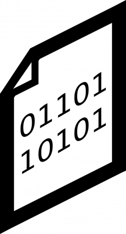 File Binary Code Data Digital PNG Image - Picpng