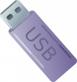 Usb Thumbdrive Flash Memory Storage Clip Art at Clker.com - vector ...