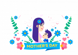 Download Mothers Day Cartoon Illustration Free PNG And Clipart ...