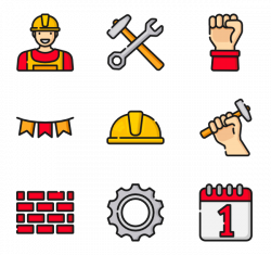 6 labourer icon packs - Vector icon packs - SVG, PSD, PNG, EPS ...