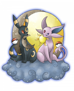 Day and Night by allocen ... umbreon, espeon, pokemon | Pokemon ...
