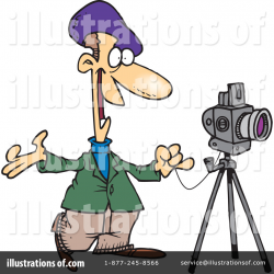 Photographer Clipart #1047363 - Illustration by toonaday