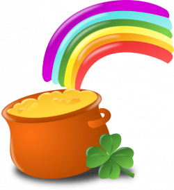 St Patrick's Day Pot Of Gold and Hat transparent PNG - StickPNG