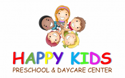 Happy Kids Preschool Daycare Center Cartoon - Clip Art Library