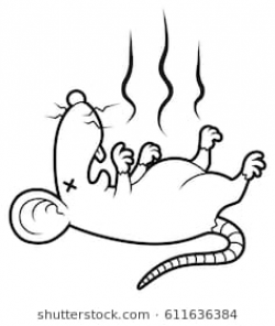 Dead rat clipart black and white » Clipart Station