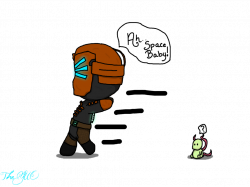 Chibi Jesse Dead Space (w/ Space Baby) by TheYUO on DeviantArt
