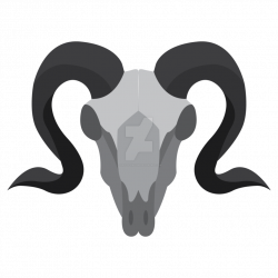 Goat Skull Logo by carocollins1993 on DeviantArt