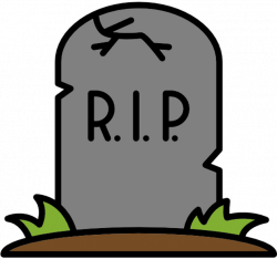 HD Tombstone Clipart Dead Dragon - Rip Emoji For Discord ...