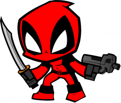 Chibi Deadpool Drawing Deadpool Clipart - Collections Drawing