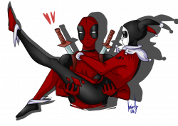 Deadpool and Harley Quinn by Karin-Uz on DeviantArt