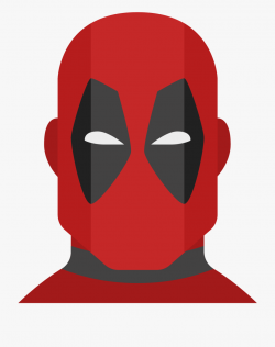 Deadpool Icon In Flat Style - Deadpool Icon #883344 - Free ...
