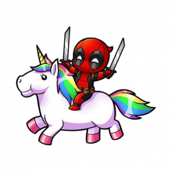 deadpool unicorn unicornio picsart creative love tumblr...