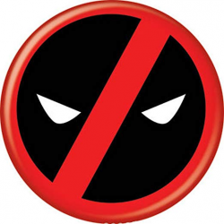 Amazon.com: Anti Deadpool Logo - Marvel Comics - Pinback ...